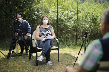 Interview in der Pandemie